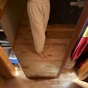 PINK Victoria's Secret Light Gray Track Pants